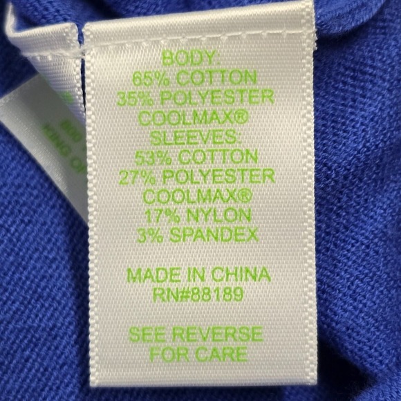 Lilly Pulitzer Elba Sweater Womens Small Blue Tassel 3/4 Sleeve Beach Resort - Picture 6 of 12